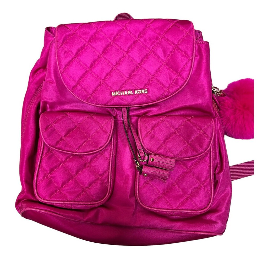 Michael Kors Quilted Backpack Fuchsia‎ Pink